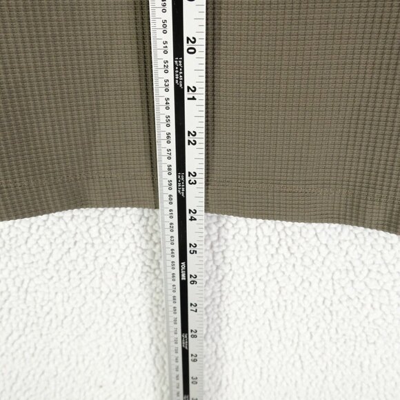 Nobull Shirt Womens Small Olive Green Waffle Knit Compression Long Sleeve Gym - Picture 5 of 9